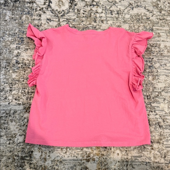 Zara Pink Ruffle Tank Top - Picture 2 of 3